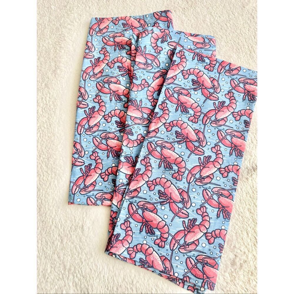 Vineyard Vines Target Kitchen Towels - swimming Lobsters - set of 3